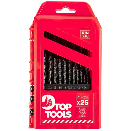 Zestaw wierteł TOP TOOLS 60H725 (25 szt.)