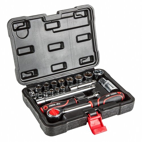 Zestaw kluczy nasadowych TOP TOOLS 38D520 (20 elementów)