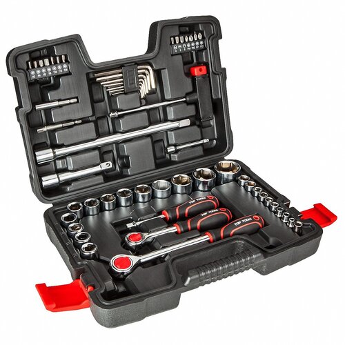 Zestaw kluczy nasadowych TOP TOOLS 38D530 (53 elementów)