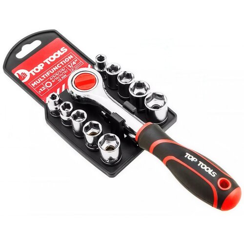 Klucze nasadowe TOP TOOLS 38D147 (12 elementów)