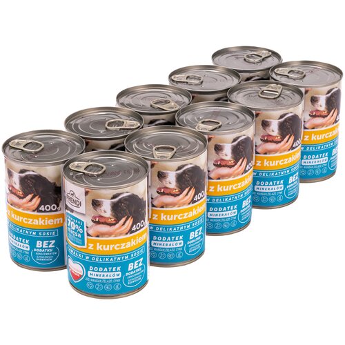 Karma dla psa FRENDI Kurczak 10 x 400 g