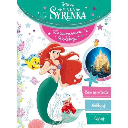 Książka z zadaniami Disney Zaczarowana kolekcja Mała Syrenka (miękka okładka)