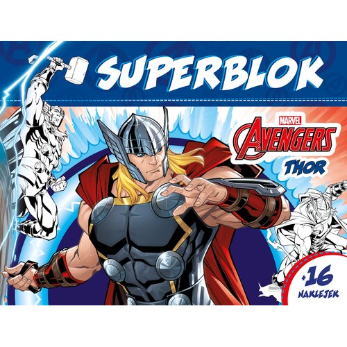 Kolorowanka Marvel Avengers Thor Superblok