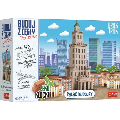 Klocki konstrukcyjne TREFL Brick Trick Podróże Pałac Kultury 61546
