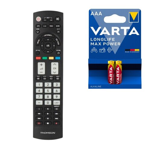 Pilot THOMSON ROC1128 do Panasonic + Baterie AAA LR3 VARTA Max Tech (2 szt.)