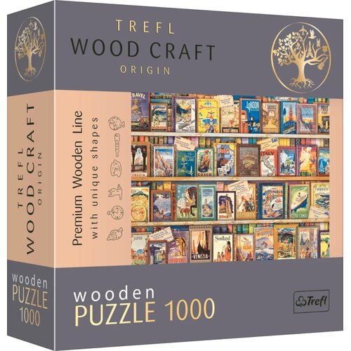 Puzzle TREFL Wood Craft Przewodniki po świecie 20176 (1000 elementów)