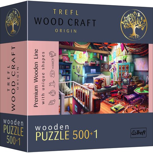 Puzzle TREFL Wood Craft Skarby na strychu 20179 (501 elementów)