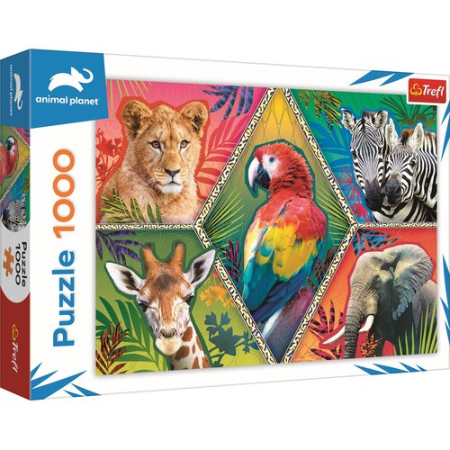 Puzzle TREFL Animal Planet Egzotyczne zwierzęta 10671 (1000 elementów)