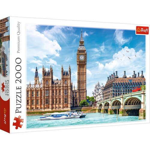 Puzzle TREFL Premium Quality Big Ben, Londyn, Anglia 27120 (2000 elementów)