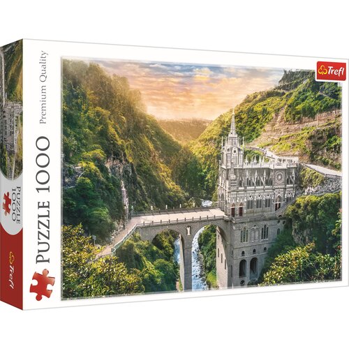 Puzzle TREFL Premium Quality Sanktuarium Las Lajas Kolumbia 10724 (1000 elementów)