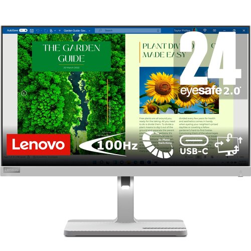 Monitor LENOVO L24m-40 23.8" 1920x1080px IPS 100Hz 4 ms