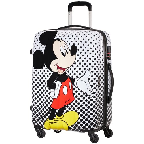 Walizka AMERICAN TOURISTER Disney Mickey Mouse 65 cm Czarno-biały