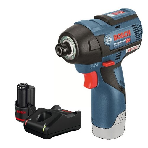 Klucz udarowy BOSCH GDR 12V-110 (solo) + Ładowarka BOSCH Professional GAL 12V-40 + Akumulator BOSCH Professional 1600Z0002X 2Ah 12V