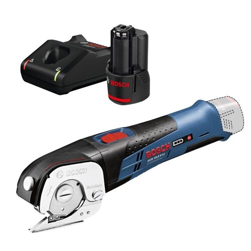 Nożyce uniwersalne BOSCH Professional Gus 10.8 V-Li + Ładowarka BOSCH Professional GAL 12V-40 + Akumulator BOSCH Professional 1600Z0002X 2Ah 12V