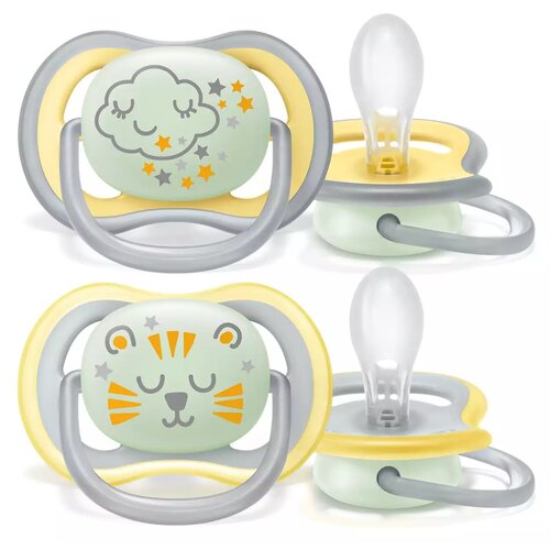 Smoczek PHILIPS Avent Ultra Air SCF376/01 18 m+ Wielokolorowy (2 sztuki)