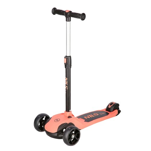 Hulajnoga dla dzieci NILS FUN HLB122 Różowo-czarny
