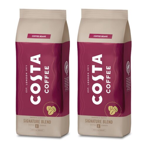 Kawa ziarnista COSTA COFFEE Signature Blend Medium 2 x 1 kg