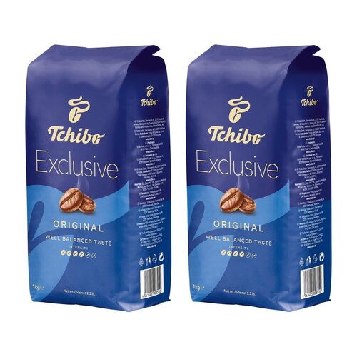 Kawa ziarnista TCHIBO Exclusive 2 x 1 kg
