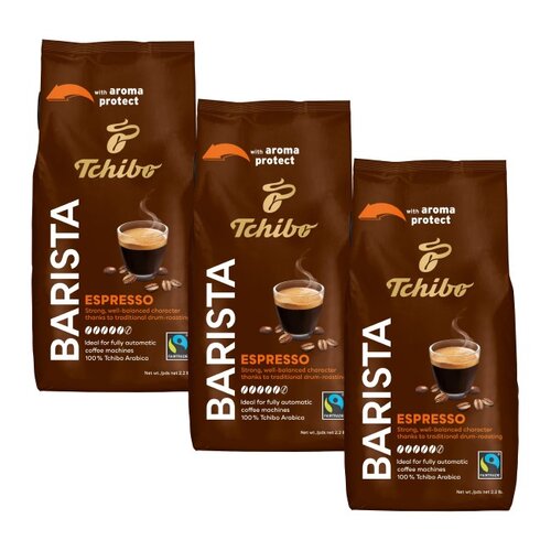 Kawa ziarnista TCHIBO Barista Espresso Arabica 3 x 1 kg