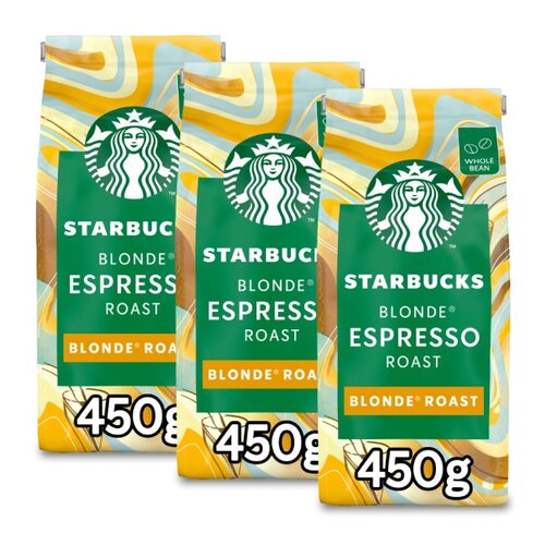 Kawa ziarnista STARBUCKS Espresso Blonde Roast Arabica 3 x 0.45 kg