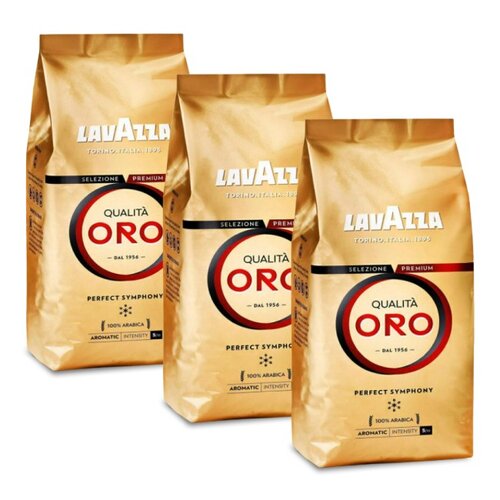 Kawa ziarnista LAVAZZA Qualita Oro Arabica 3 x 1 kg