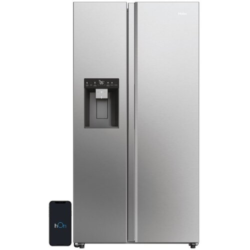 Lodówka HAIER HSW59F18EIMM Side by Side No Frost 177.5cm Inox Dystrybutor wody