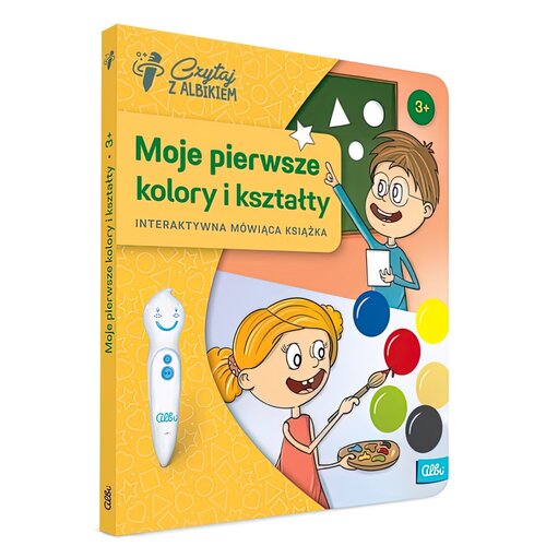 Książka Czytaj z Albikiem Moje pierwsze kolory i kształty Zuzana Slánská (twarda okładka)
