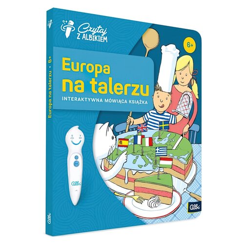 Książka Czytaj z Albikiem Europa na talerzu Kublanka (twarda okładka)