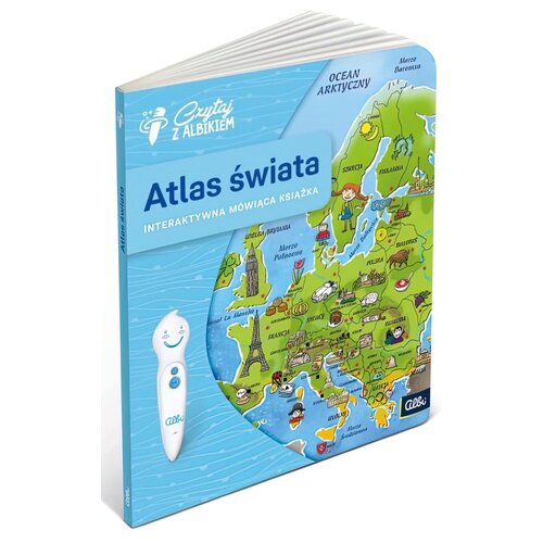 Książka Czytaj z Albikiem Atlas Świata 72397 Tereza Kocová (twarda okładka)