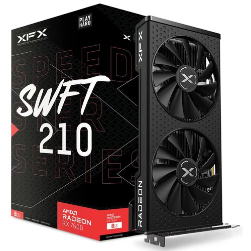 Karta graficzna XFX Radeon RX 7600 Speedster SWFT 210 8GB Core Edition