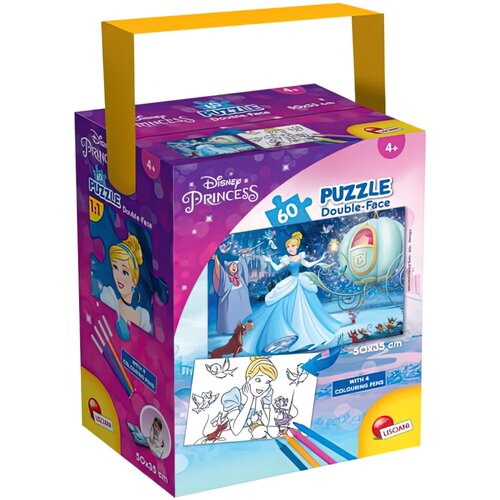 Puzzle LISCIANI Disney Princess Kopciuszek 304-86207 (60 elementów)