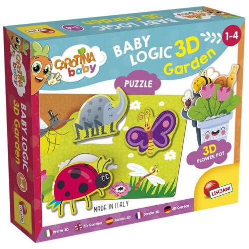 Puzzle LISCIANI Carotina Baby Logic 3D Ogród 304-92550 (32 elementy)