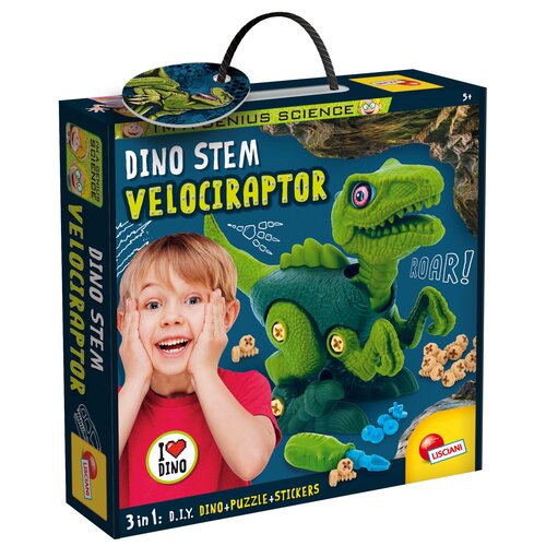 Zestaw edukacyjny LISCIANI I'm a Genius Dino Stem Velociraptor 304-92413