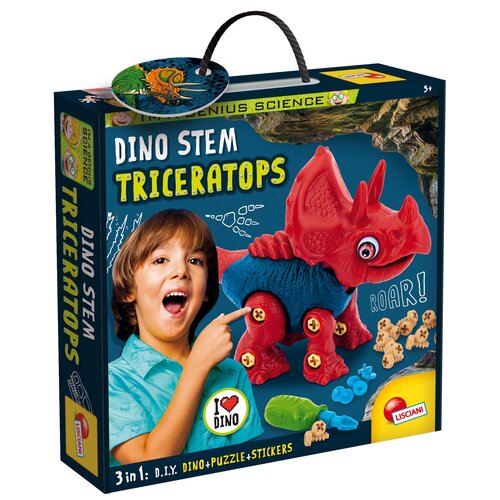Zestaw edukacyjny LISCIANI I'm a Genius Dino Stem Triceratops 304-92420