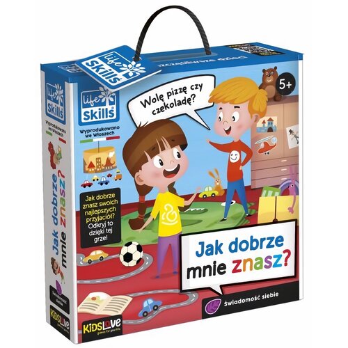 Gra edukacyjna LISCIANI Life Skills Jak dobrze mnie znasz? 304-PL84142