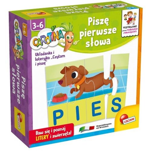 Gra edukacyjna LISCIANI Carotina Piszę pierwsze słowa 304-PL87518