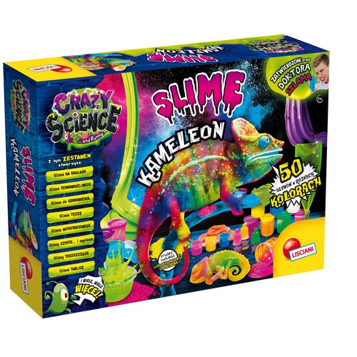 Zestaw kreatywny LISCIANI Crazy Science Slime Kameleon 304-PL89246