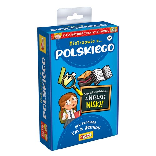Gra edukacyjna LISCIANI I'm a Genius Mistrzowie z Polskiego 304-PL92291