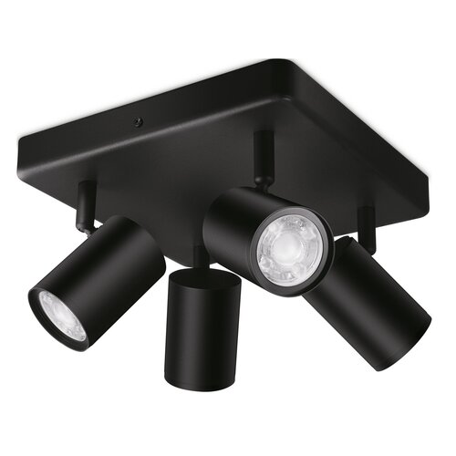 Reflektor WIZ Imageo Spots 4x5W Czarny Wi-Fi Wi-Fi/Bluetooth