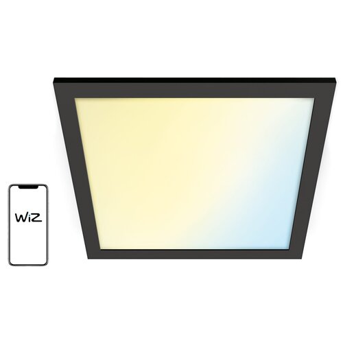 Oprawa dekoracyjna WIZ Ceiling SQ 12W 27-65K TW Czarny Wi-Fi