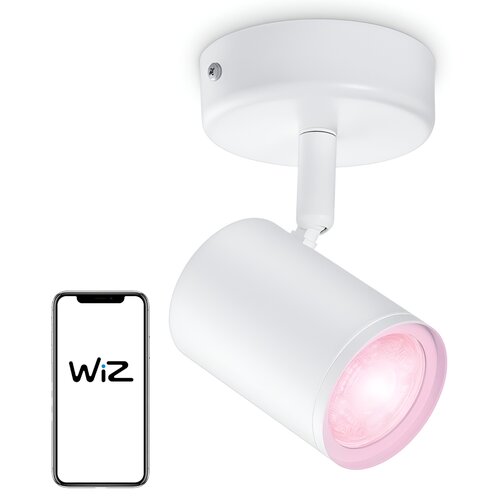Reflektor WIZ Imageo Spots 1X5W W 27-65K TW Biały Wi-Fi/Bluetooth