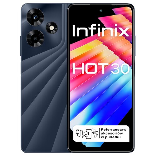 Smartfon INFINIX Hot 30 8/256GB 6.78" 90Hz Czarny X6831