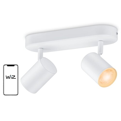 Reflektor WIZ Imageo Spots 2x5W W 22-65K RGB Biały Wi-Fi/Bluetooth