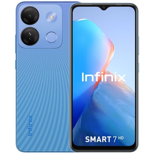 INFINIX Smart 7 HD 2/64GB 6.6" Niebieski X6516 HD Smartfon niskie