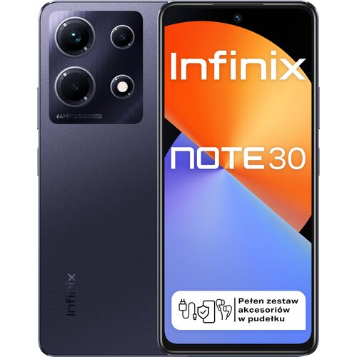 Smartfon INFINIX Note 30 8/128GB 6.78" 120Hz Czarny X6833B