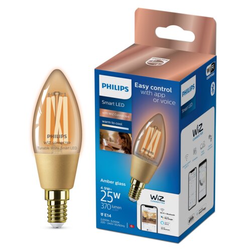 Inteligentna żarówka LED PHILIPS WFB C35 920-50 AMB 1PF 6 4.9W E14 Wi-Fi