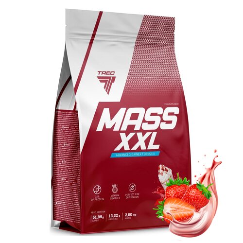 Gainer TREC NUTRITION Mass XXL Truskawkowy (1000 g)