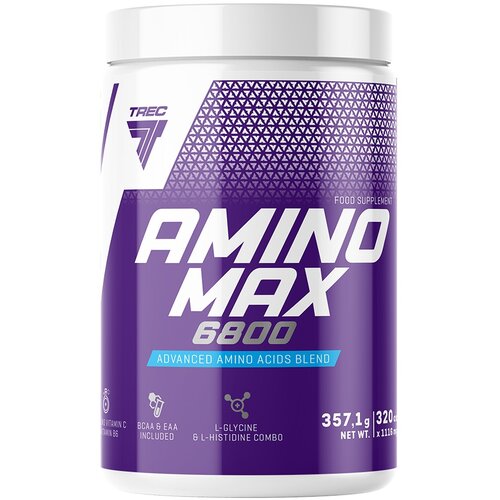 Aminokwasy BCAA i EAA TREC NUTRITION Amino Max 6800 (320 kapsułek)