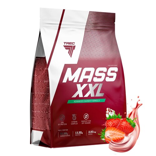 Gainer TREC NUTRITION Mass XXL Truskawkowy (3000 g)