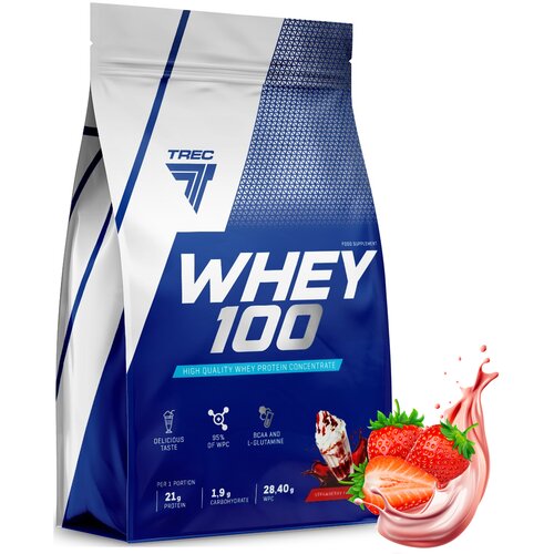 Odżywka białkowa TREC NUTRITION Whey 100 Truskawkowy (700 g)